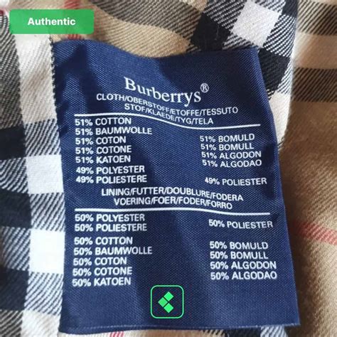 how can you tell if a burberry coat is real|check Burberry serial number.